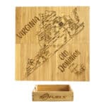 Custom Virginia Puzzle Coaster Set