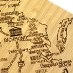 Custom Virginia Puzzle Coaster Set - 4