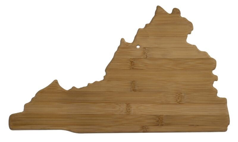 Custom Virginia State Cutting & Serving Board - 1