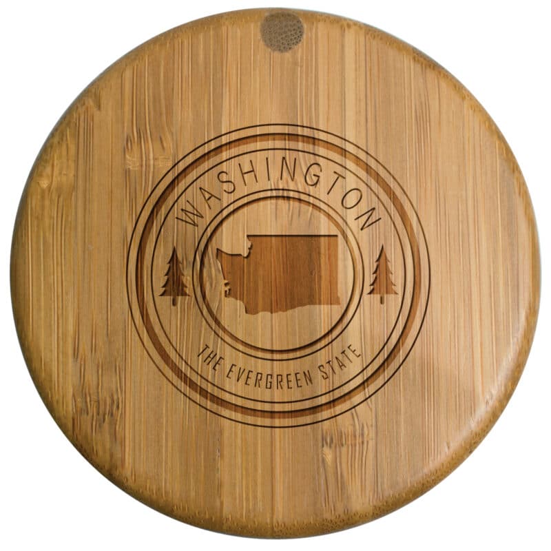 Custom Washington State Stamp Salt Box - 1