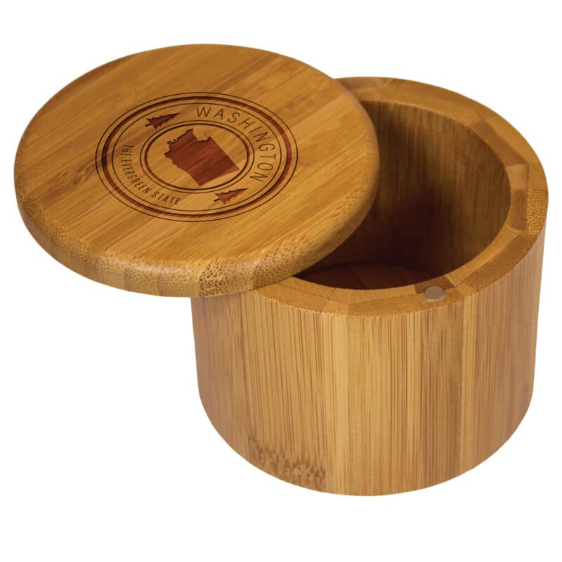 Custom Washington State Stamp Salt Box