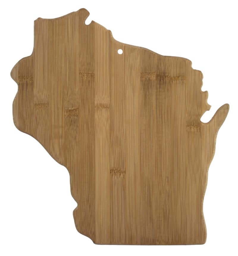 Custom Wisconsin State Cutting & Serving Board - 1