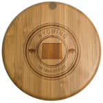 Custom Wyoming State Stamp Salt Box - 1