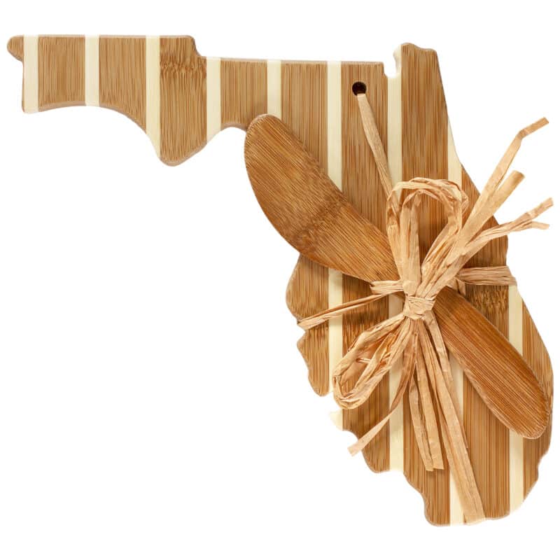 Custom Florida Charcuterie Board with Spreader Knife Gift Set - 3