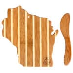 Custom Wisconsin Charcuterie Board with Spreader Knife Gift Set