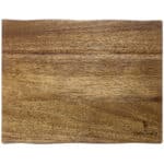 Custom 13" Acacia Cutting Board with Natural Style Edges