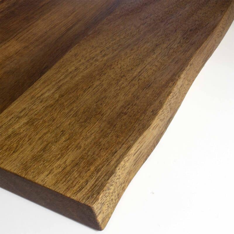 Custom 13" Acacia Cutting Board with Natural Style Edges - 2