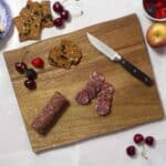 Custom 13" Acacia Cutting Board with Natural Style Edges - 4