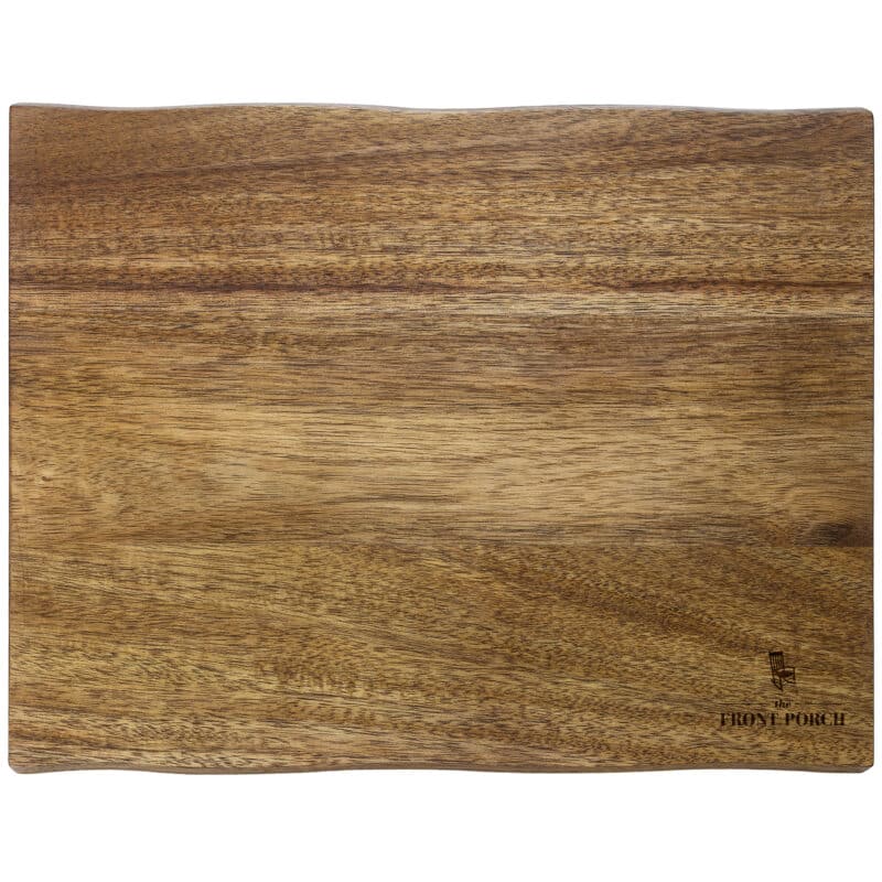 Custom 13" Acacia Cutting Board with Natural Style Edges