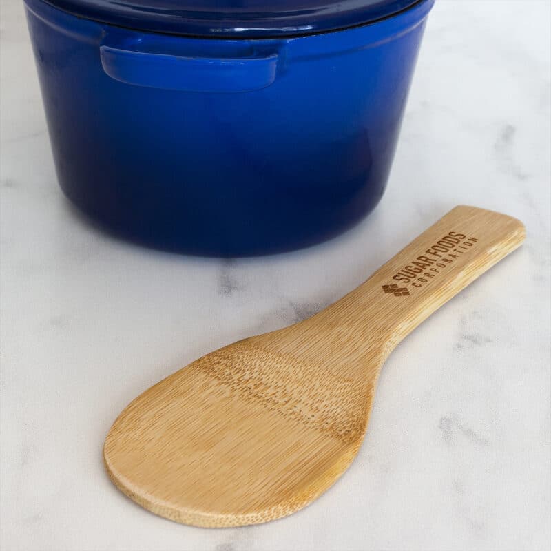 Custom Bamboo 8" Rice Paddle - 2