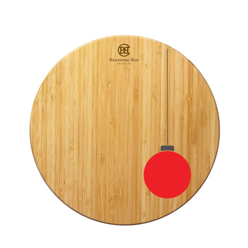 Custom Decorative Holiday Ornament Cutting and Serving Board