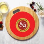 Custom Holiday Ornament Cutting and Serving Board - 2