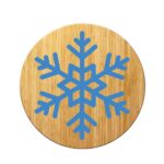 Custom Holiday Snowflake Cutting and Serving Board - 1