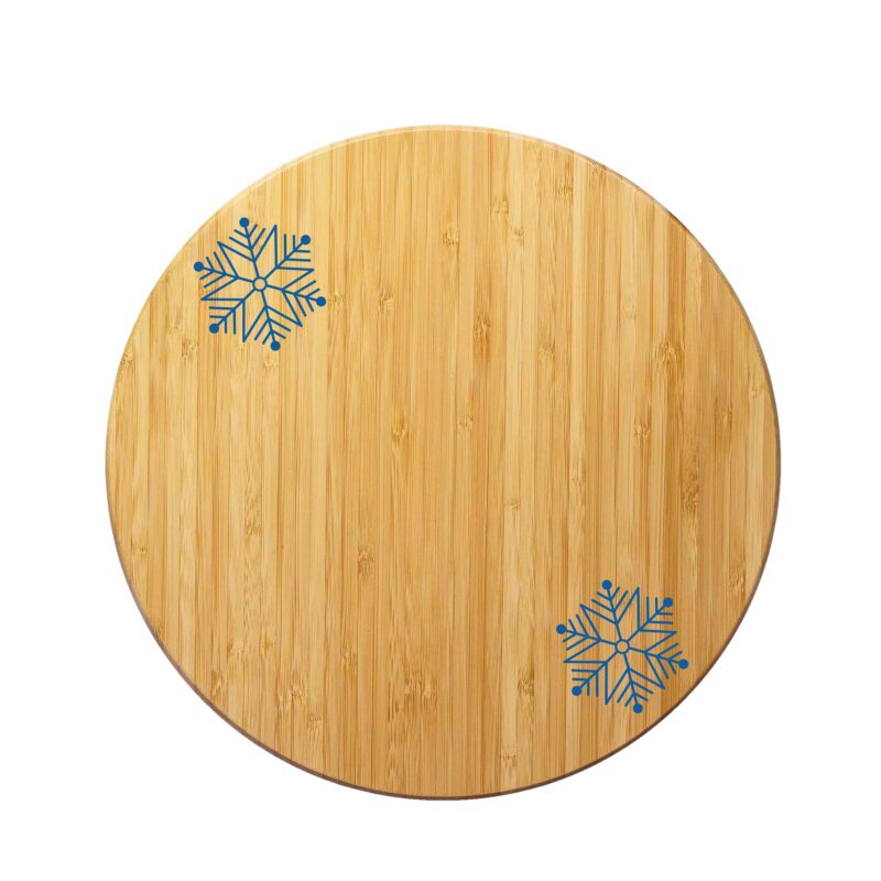 Custom Winter Charm Cutting and Serving Board - 1