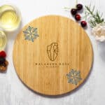 Custom Winter Charm Cutting and Serving Board - 2