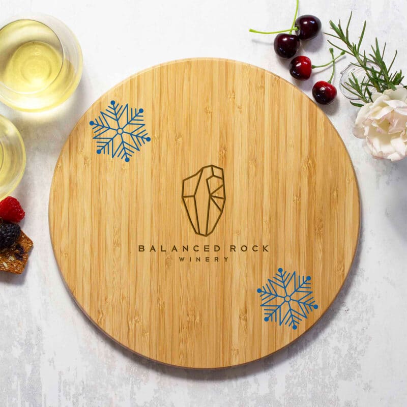 Custom Winter Charm Cutting and Serving Board - 2