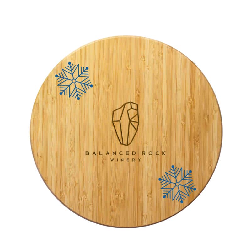 Custom Winter Charm Cutting and Serving Board