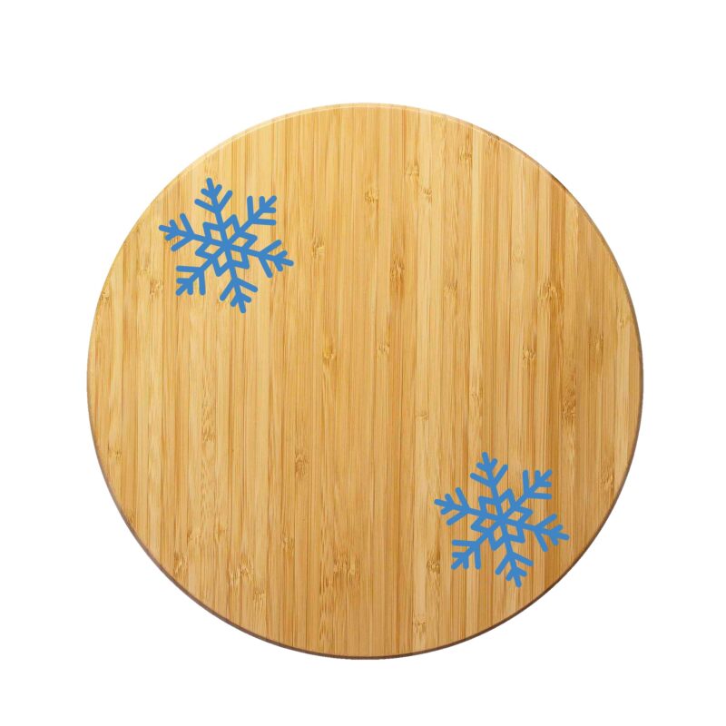 Custom Winter Wonderland Cutting and Serving Board - 1