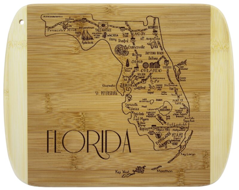 Custom A Slice of Life Florida Serving & Cutting Board - 6