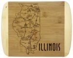 Custom A Slice of Life Illinois Serving & Cutting Board - 4