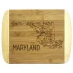 Custom A Slice of Life Maryland Serving & Cutting Board - 4