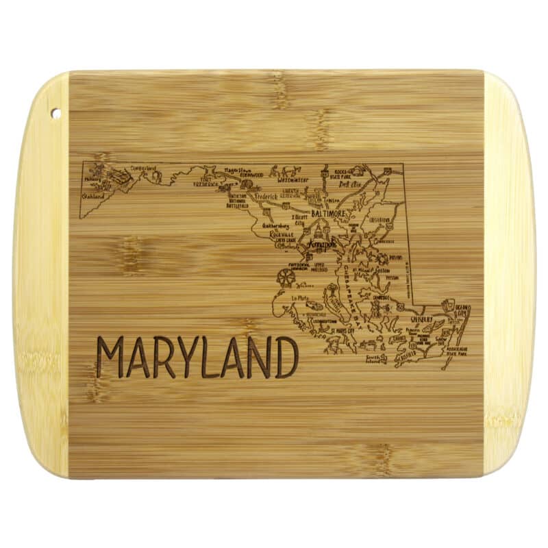 Custom A Slice of Life Maryland Serving & Cutting Board - 4