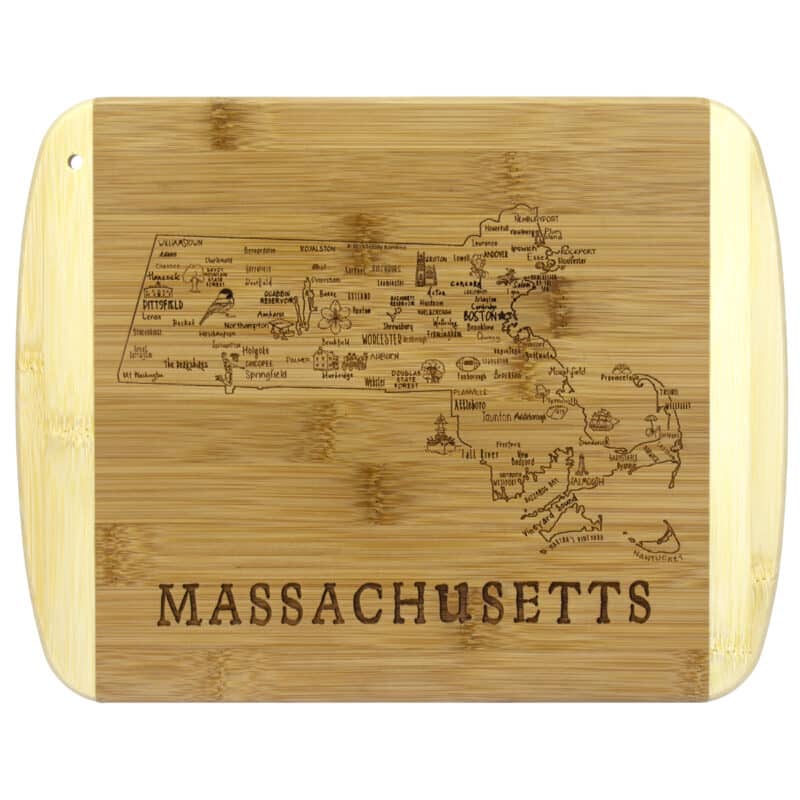 A Slice of Life Massachusetts Serving & Cutting Board