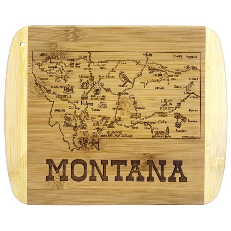 Custom A Slice of Life Montana Serving & Cutting Board - 4