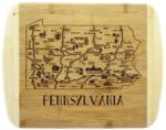 Custom A Slice of Life Pennsylvania Serving & Cutting Board - 6