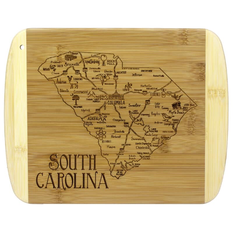 Custom A Slice of Life South Carolina Serving & Cutting Board - 4