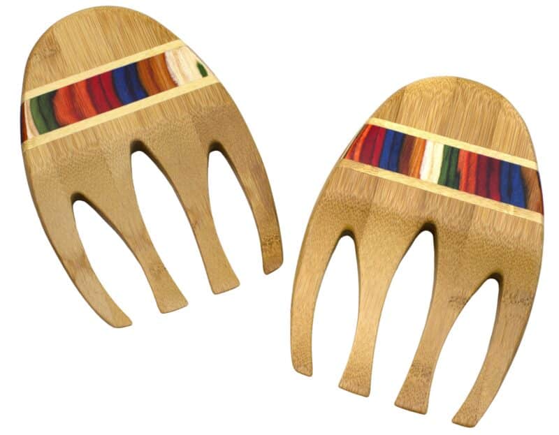 Custom Baltique® Marrakesh Birch & Bamboo Salad Hands - 2