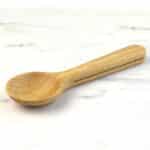 Custom Bamboo Coffee Scoop w/Built In Bag Clip - 4
