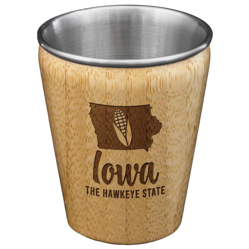 Custom Iowa State Shot Glass