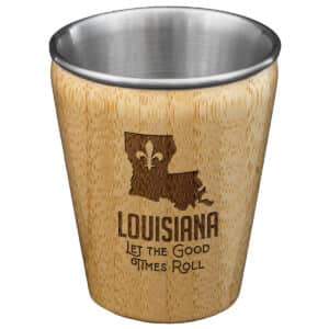 Custom Louisiana State Shot Glass
