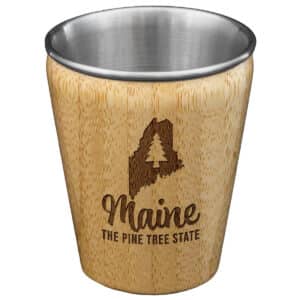 Custom Maine State Shot Glass