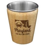 Custom Maryland State Shot Glass