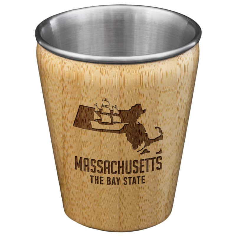 Custom Massachusetts State Shot Glass