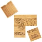 Custom Montana Puzzle Coaster Set - 5