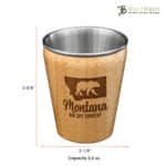 Custom Montana State Shot Glass - 2