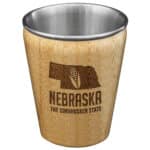 Custom Nebraska State Shot Glass