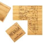 Custom Nevada Puzzle Coaster Set - 5