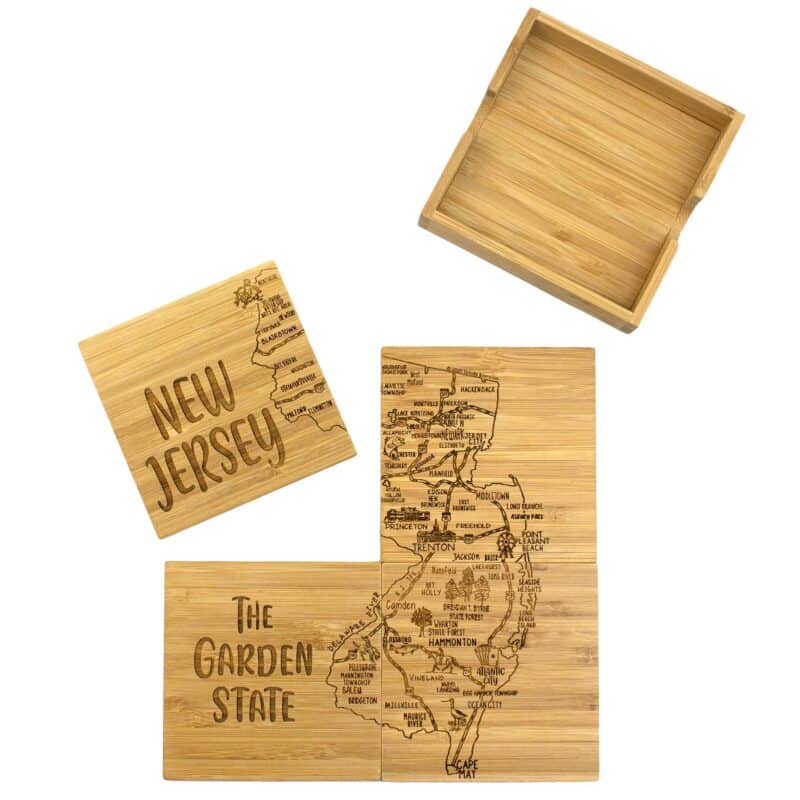 Custom New Jersey Puzzle Coaster Set - 5