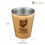 Custom Ohio State Shot Glass - 2