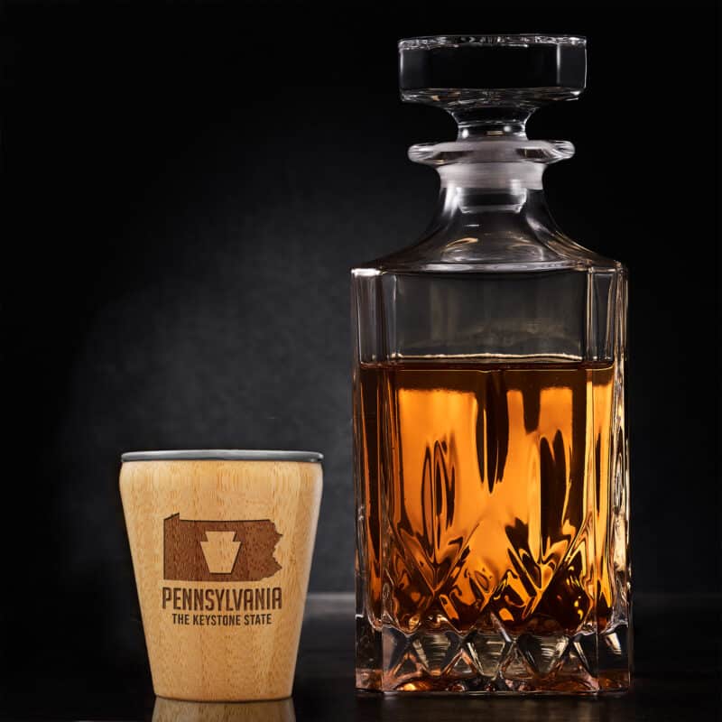 Custom Pennsylvania State Shot Glass - 1