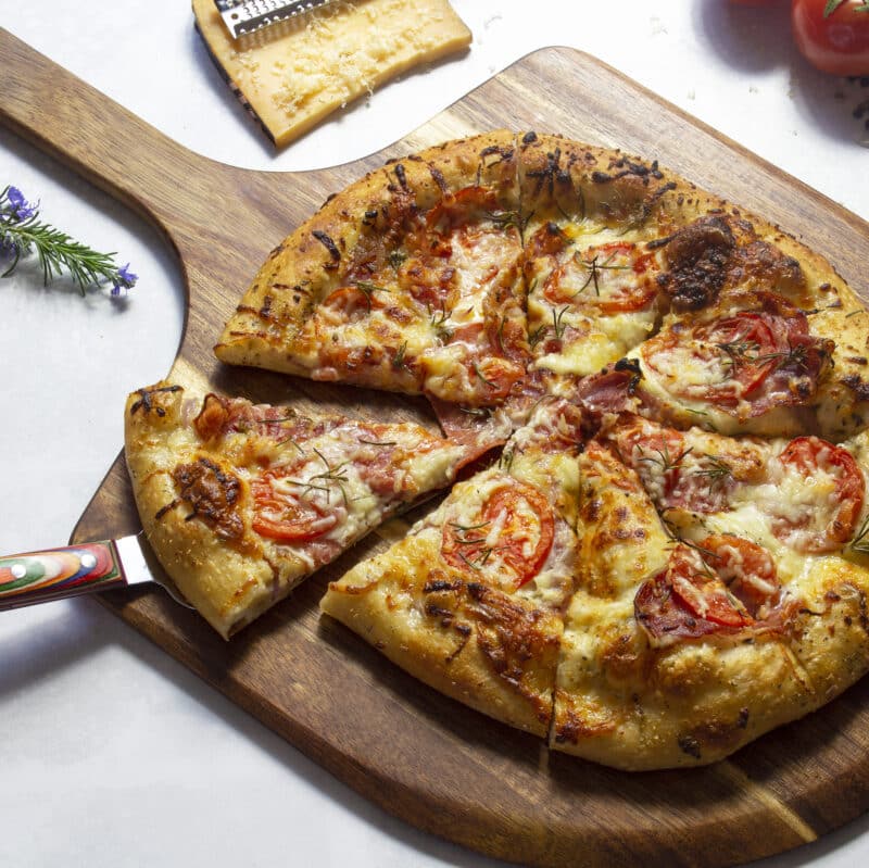 Custom Rock & Branch® Acacia Pizza Peel Board - 2