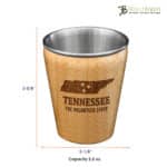 Custom Tennessee State Shot Glass - 2