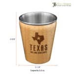 Custom Texas State Shot Glass - 2