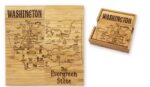 Custom Washington Puzzle Coaster Set - 5