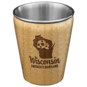 Custom Wisconsin State Shot Glass
