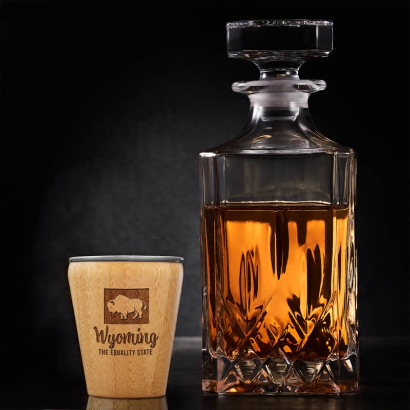 Custom Wyoming State Shot Glass - 1